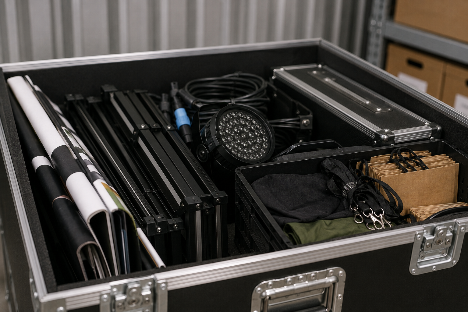 Event-Equipment einlagern