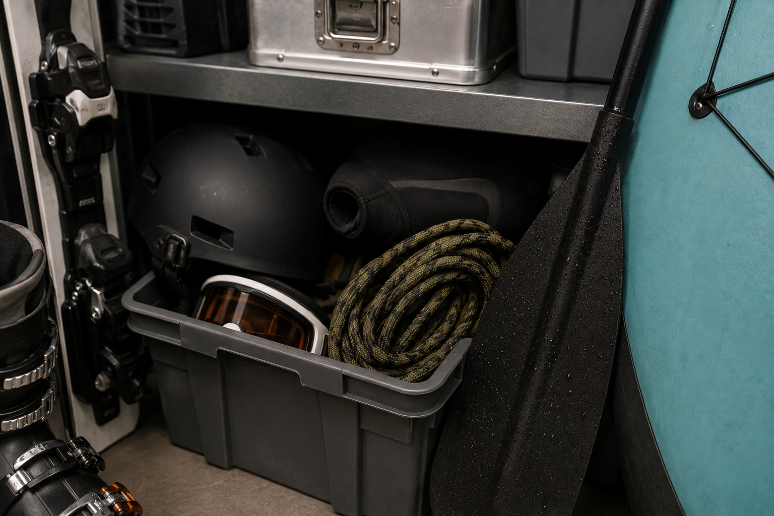 Hobby-Equipment einlagern