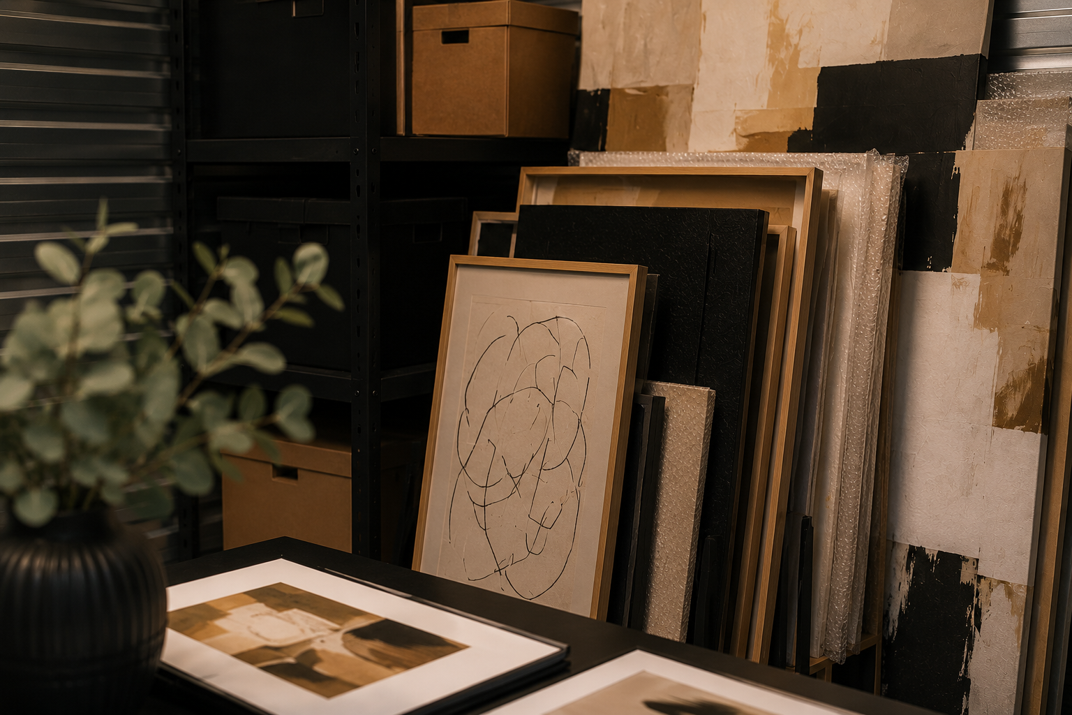 Kunst sicher einlagern