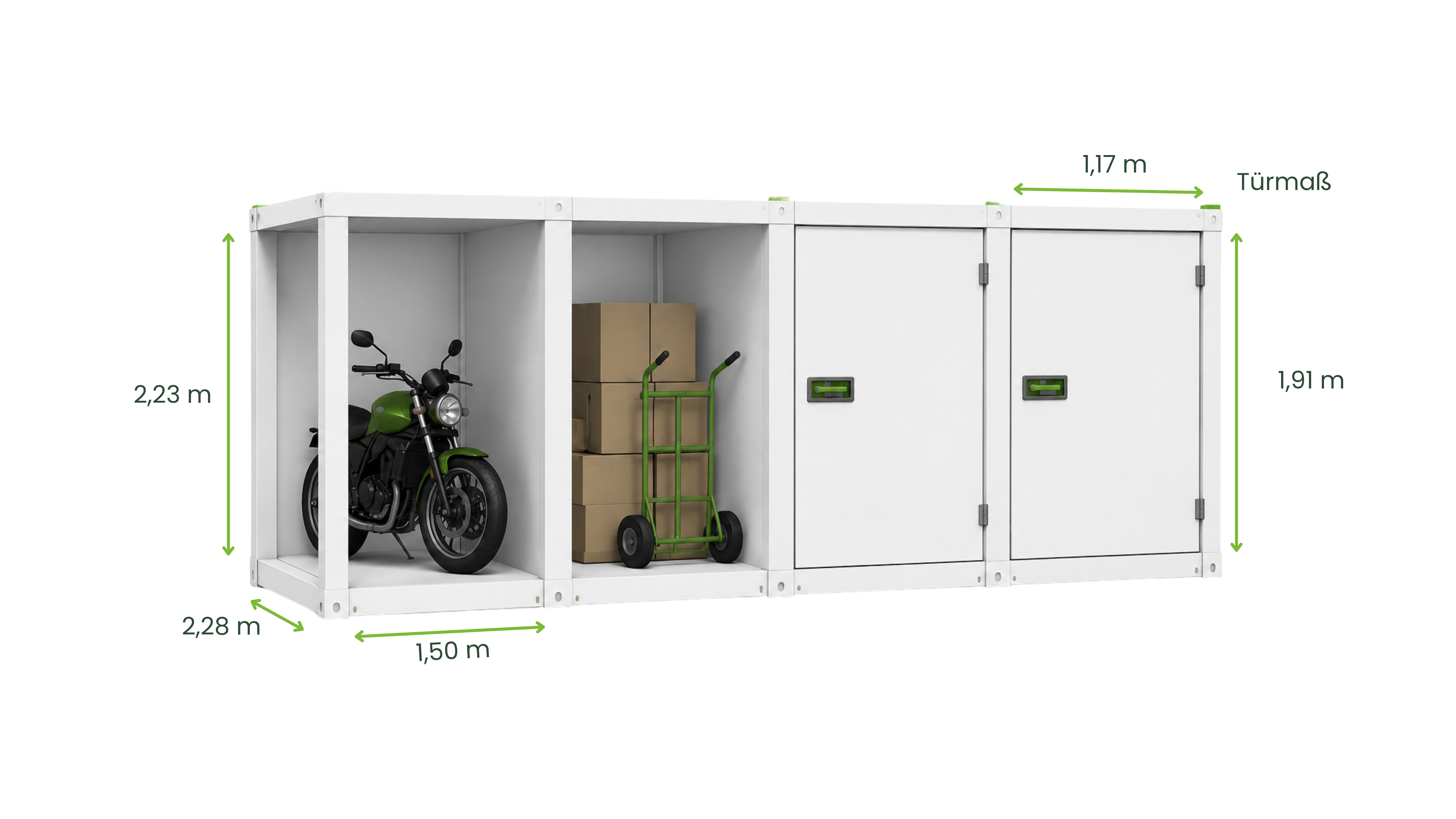 Drive-Up Lager Größe S – 3,5 m²