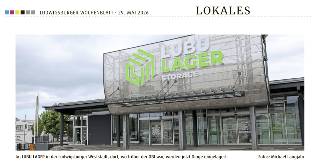 Artikel im Ludwigsburger Wochenblatt